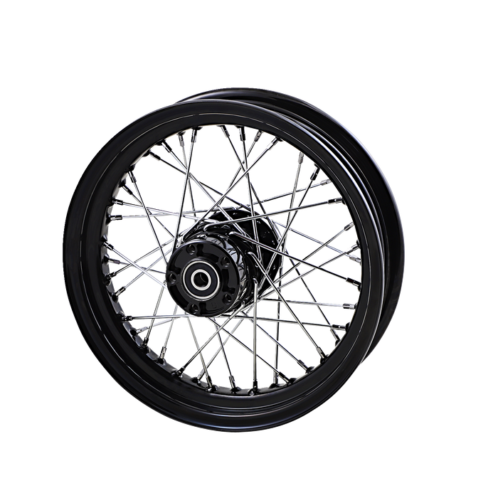DRAG SPECIALTIES Rear Wheel - Single Disc/No ABS - Black - 16"x3.00" 64370B