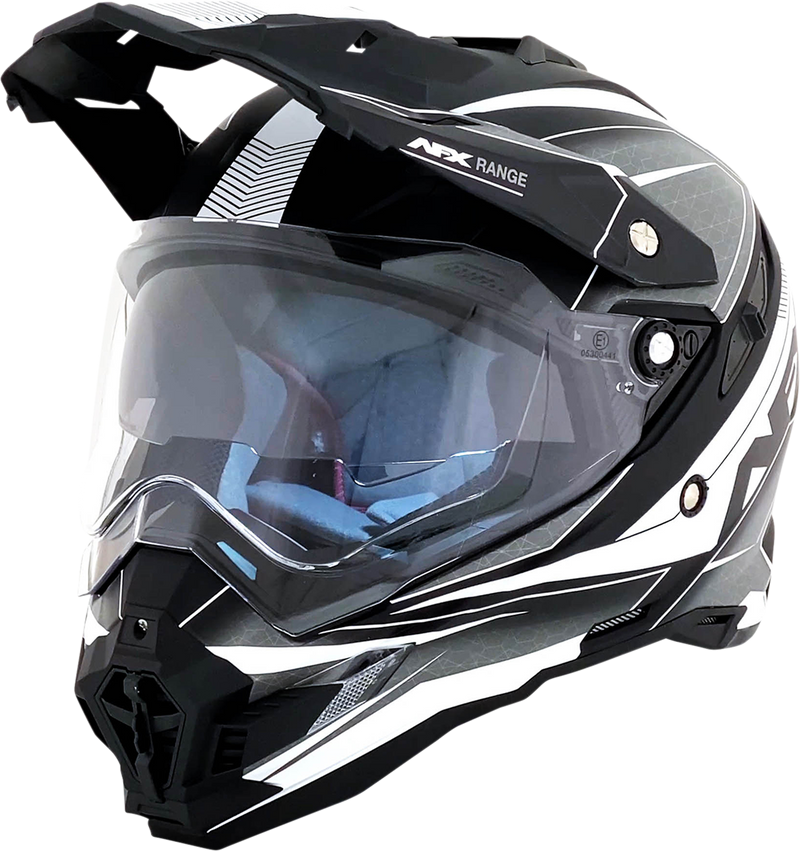 AFX FX-41 Motorcycle Helmet - Range - Matte Black - Medium 0140-0062