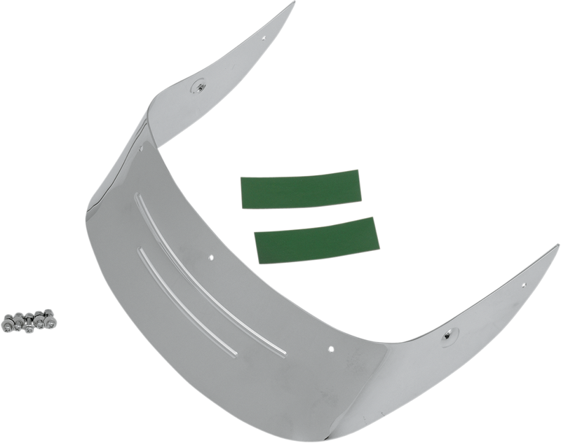 DRAG SPECIALTIES Fender Skirt - Chrome - Rear 77131A
