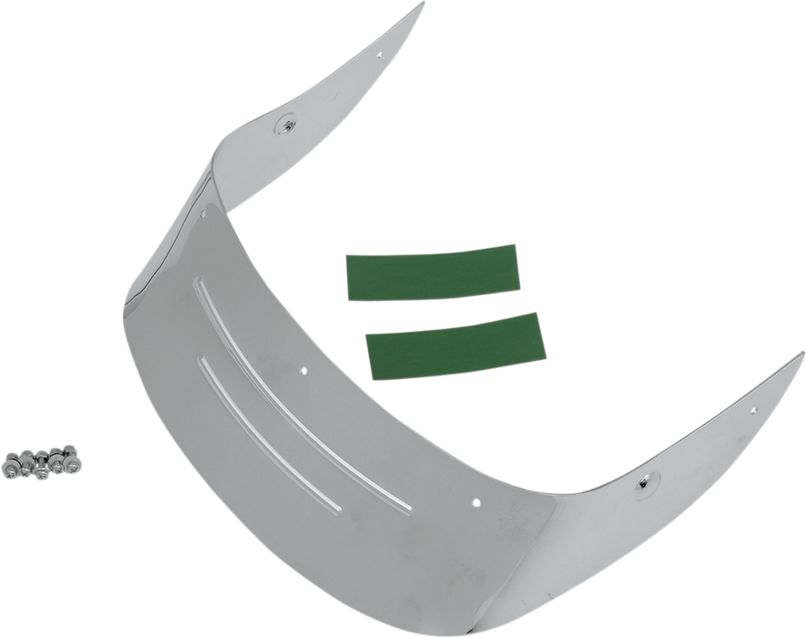 DRAG SPECIALTIES Fender Skirt - Chrome - Rear 77131A