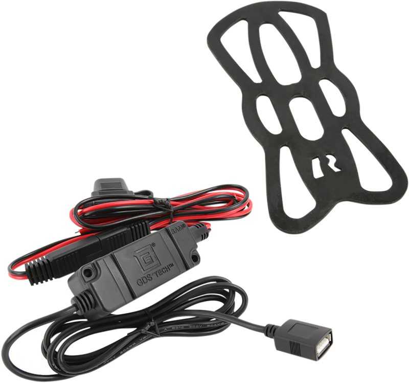 RAM MOUNTS Device Holder - Tough-Charge - Charging - Wireless - Waterproof - Hardwire Charger RAMHOLUN12WBV7M