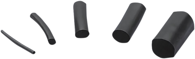 DRAG SPECIALTIES Shrink Tube .375" to .188" 5FT - Black DRSTT262-5