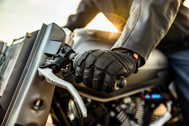 ICON Motorhead3™ CE Motorcycle Gloves - Black - Large 3301-4239