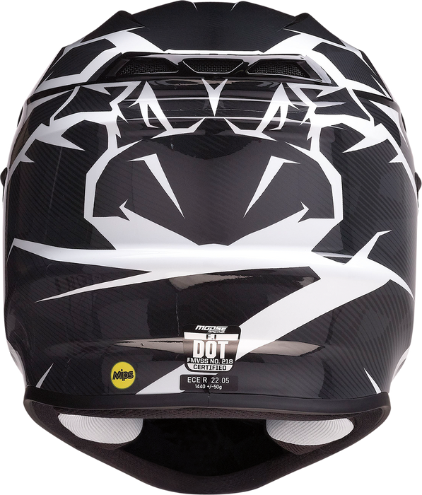 MOOSE RACING F.I. Helmet - Agroid Camo - MIPS® - Gray/Black - 2XL 0110-7778