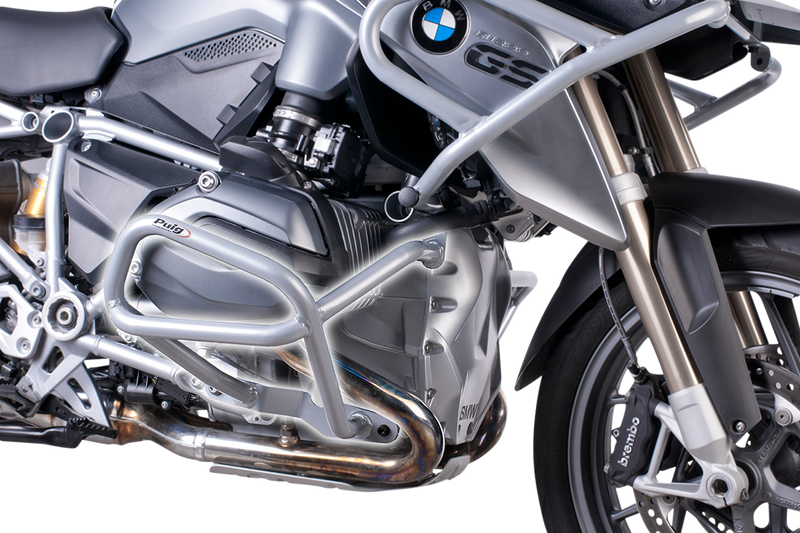 PUIG HI-TECH PARTS Engine Guards - Gray 7543U