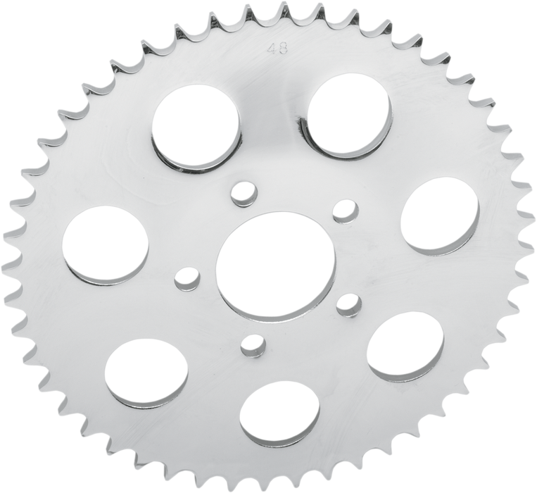 DRAG SPECIALTIES Rear Sprocket - Chrome - Dished - 46 Tooth 16431P