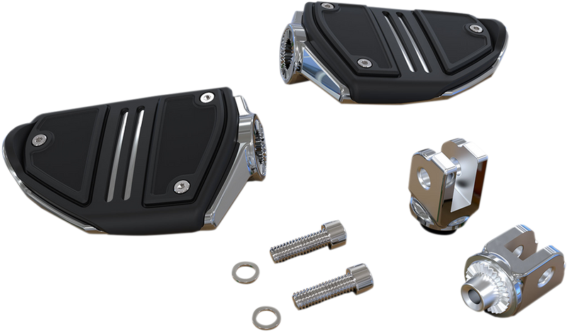 CIRO Twin Rail Footpeg - Chrome - Softail 61407