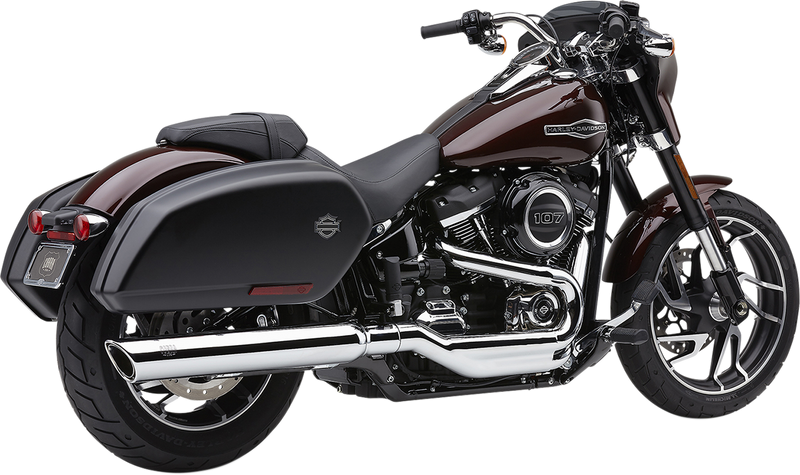 COBRA 909 Twin Muffler for FLSB - Chrome 6520