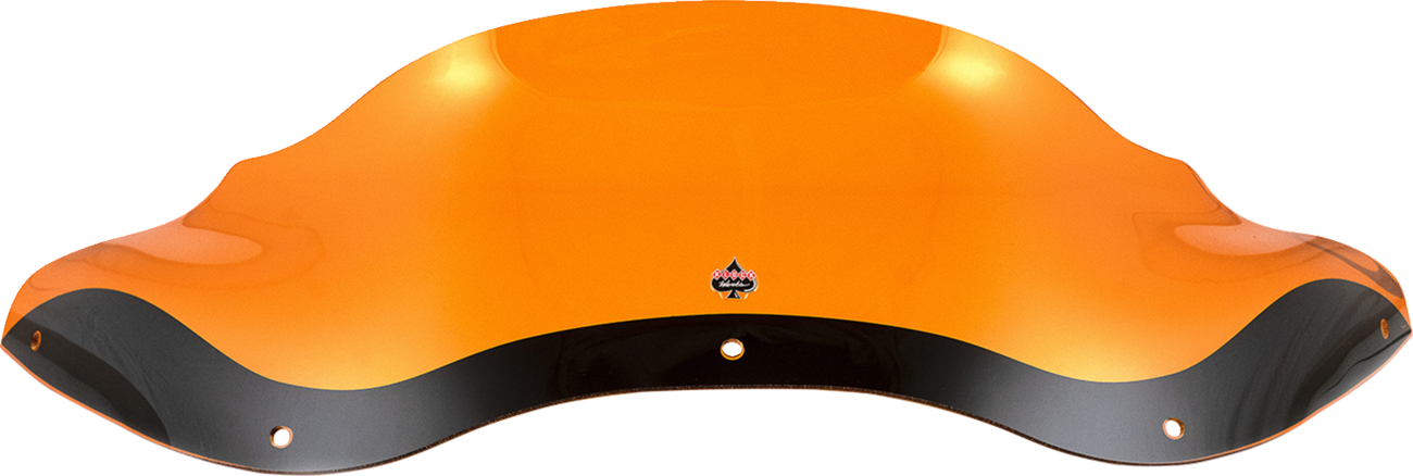 KLOCK WERKS Kolor Flare™ Windshield - 8" - Orange - FLTR KWW-01-0689