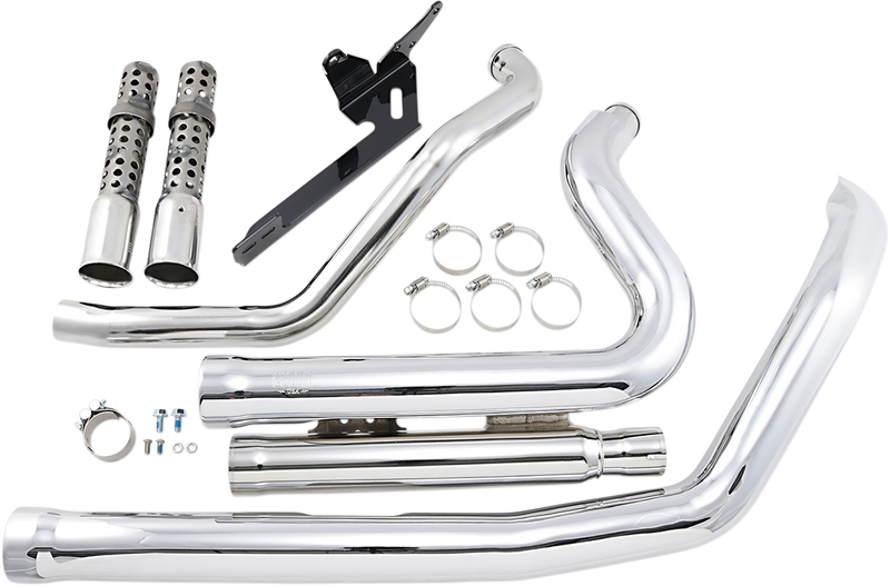 COBRA 909 Exhaust - Chrome - '07-'13 XL 6704