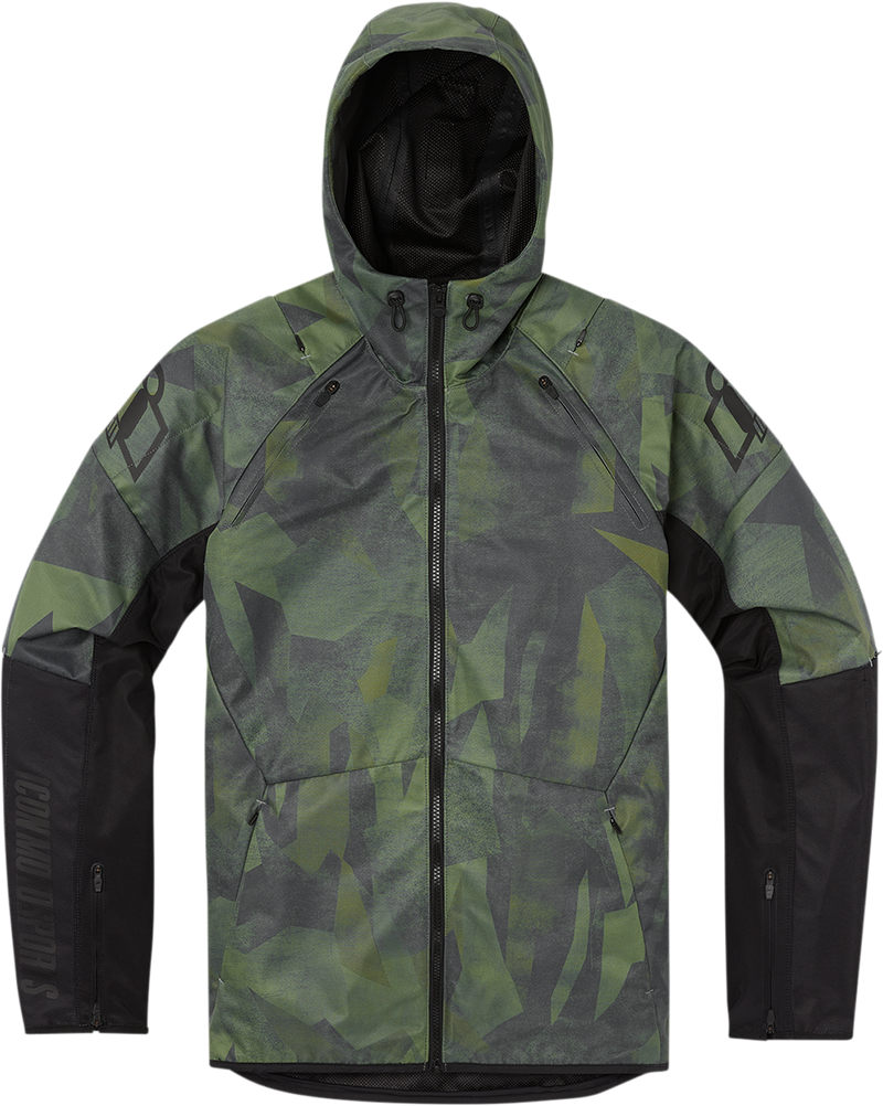 ICON Airform Battlescar™ Jacket - Green - Medium 2820-5480