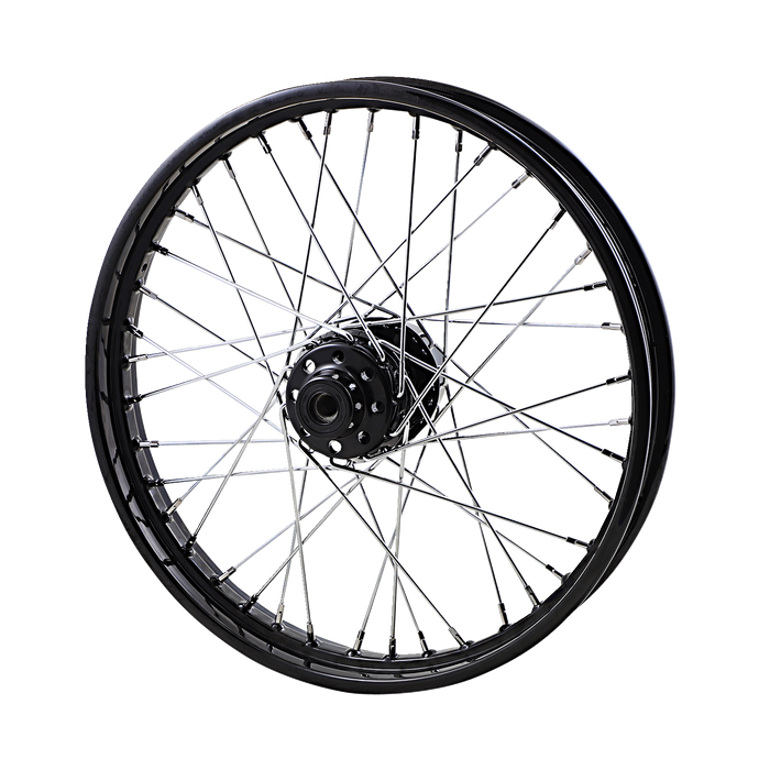 DRAG SPECIALTIES Front Wheel - Single/Dual Disc/No ABS - Black - 21"x2.15" 64455B