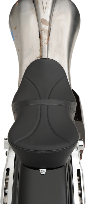 DRAG SPECIALTIES Low Touring Seat - Mild Stitched - Razorback Tanks - FL '10-'22 0801-1075