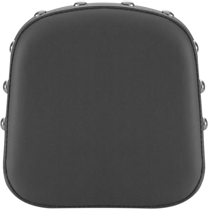 SADDLEMEN Sissy Bar Pad - Smooth - Black - Studded - FL '99-'23 40701