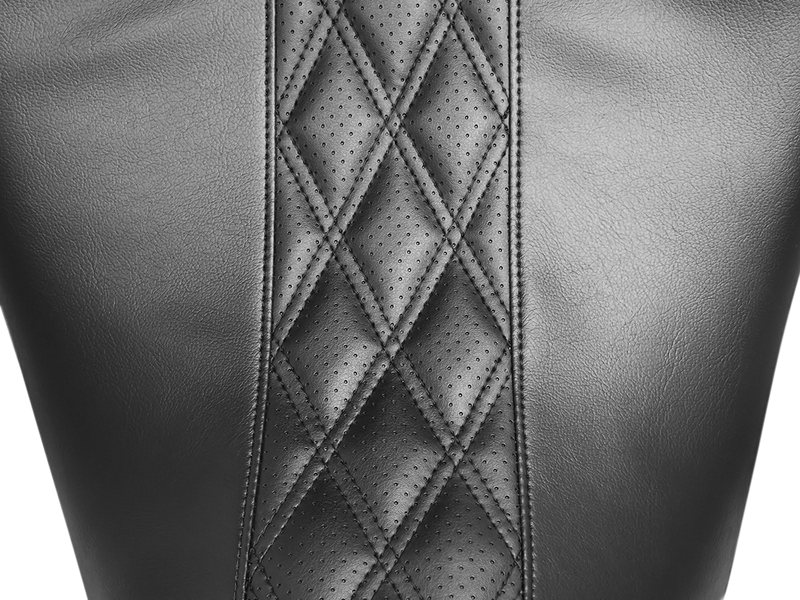 LE PERA Outcast GT-2 Seat - Full-Length - Without Backrest - Black Double Diamond - Perforated LK-987GT2