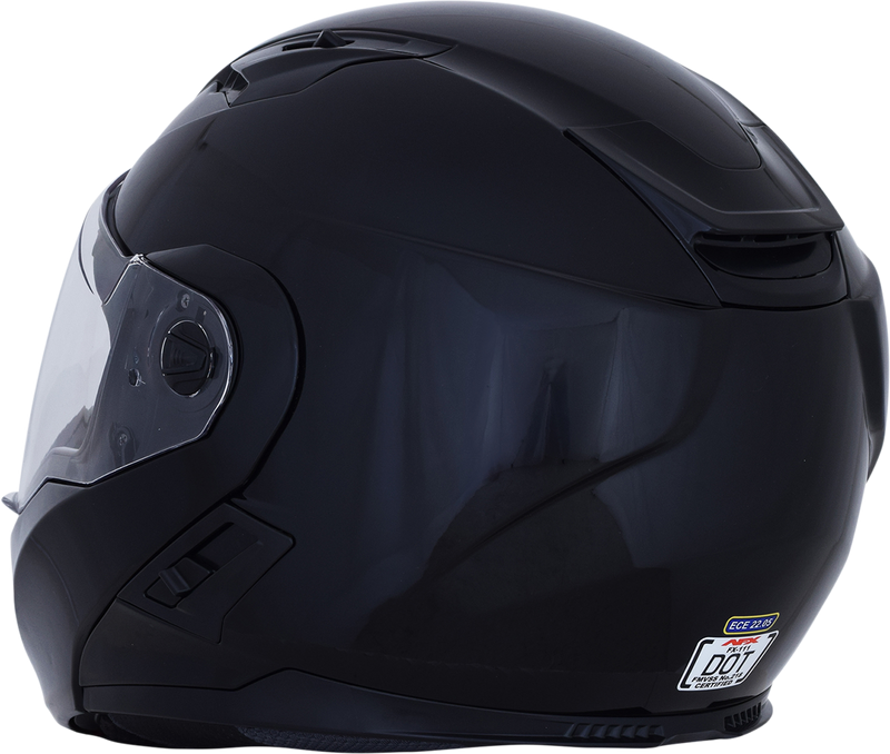 AFX FX-111 Motorcycle Helmet - Gloss Black - Large 0100-1786