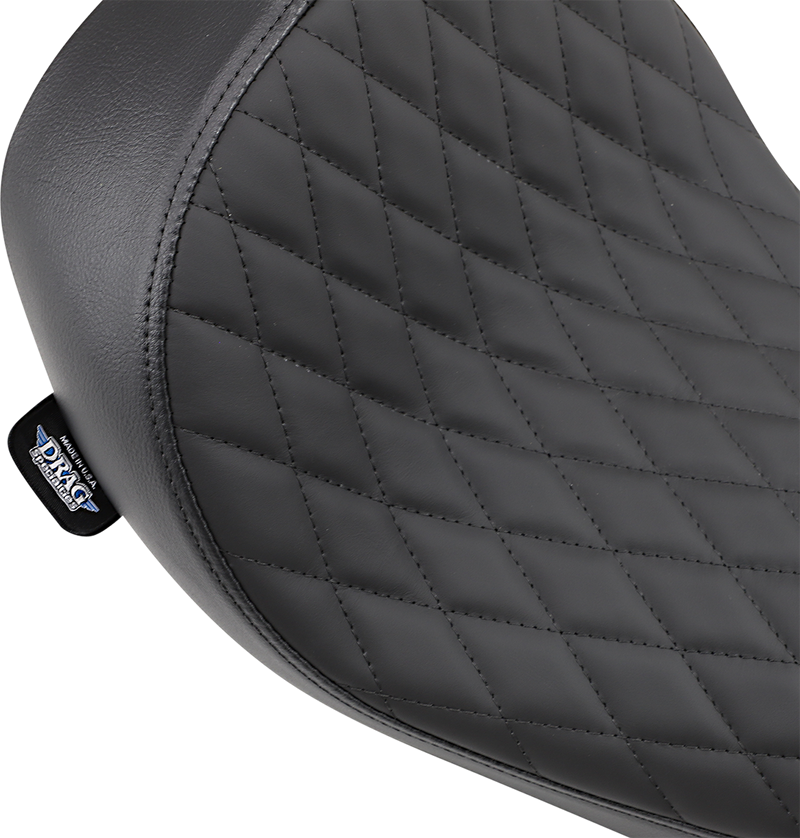 DRAG SPECIALTIES Low Solo Seat - Double Diamond - FXD 0803-0547