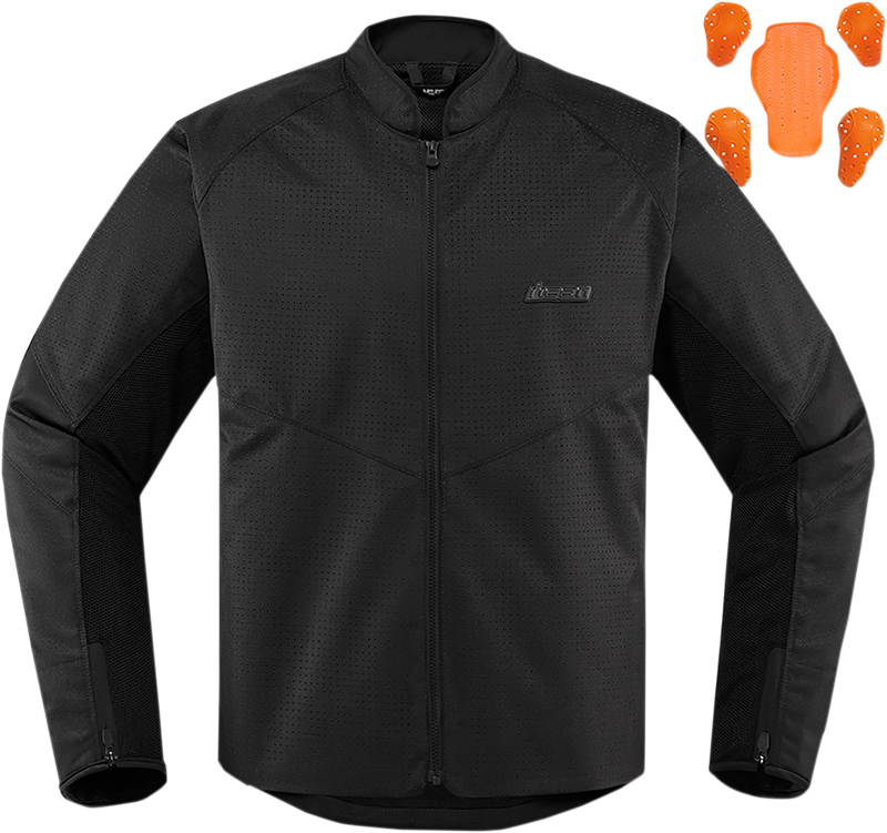ICON Hooligan Perf Jacket - Stealth - Medium 2820-5276