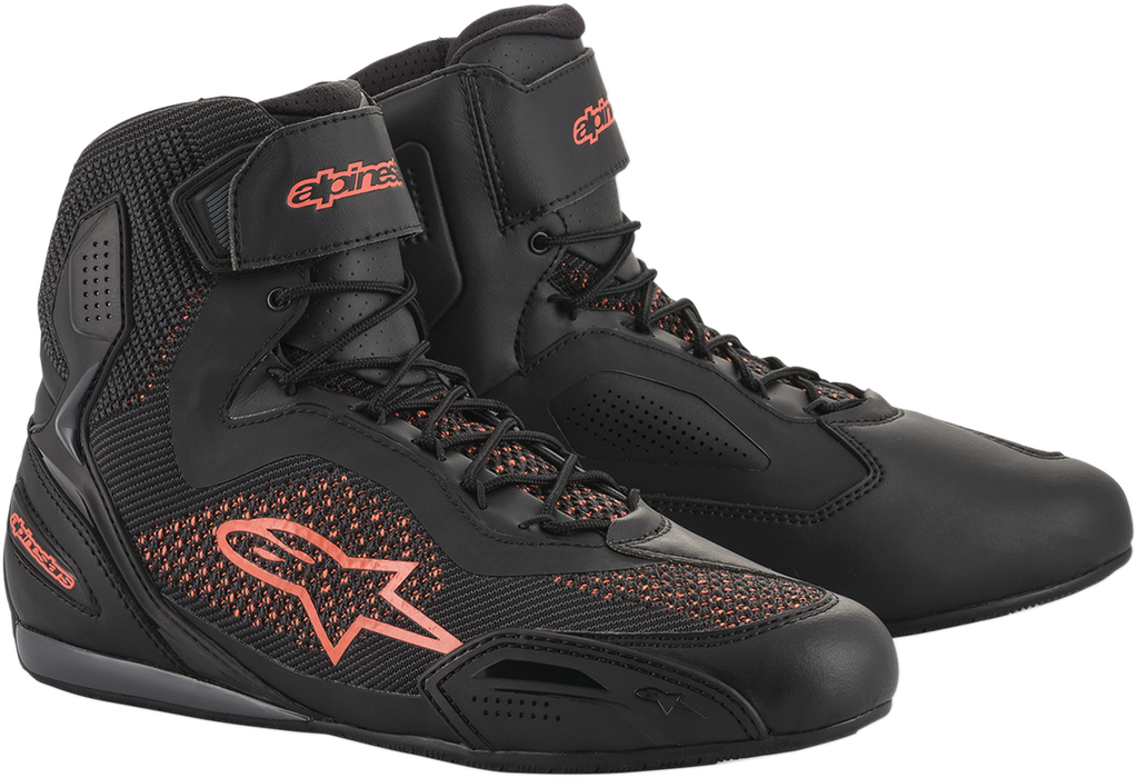 ALPINESTARS Faster-3 Rideknit® Shoes - Black/Red - US 8 251031910308