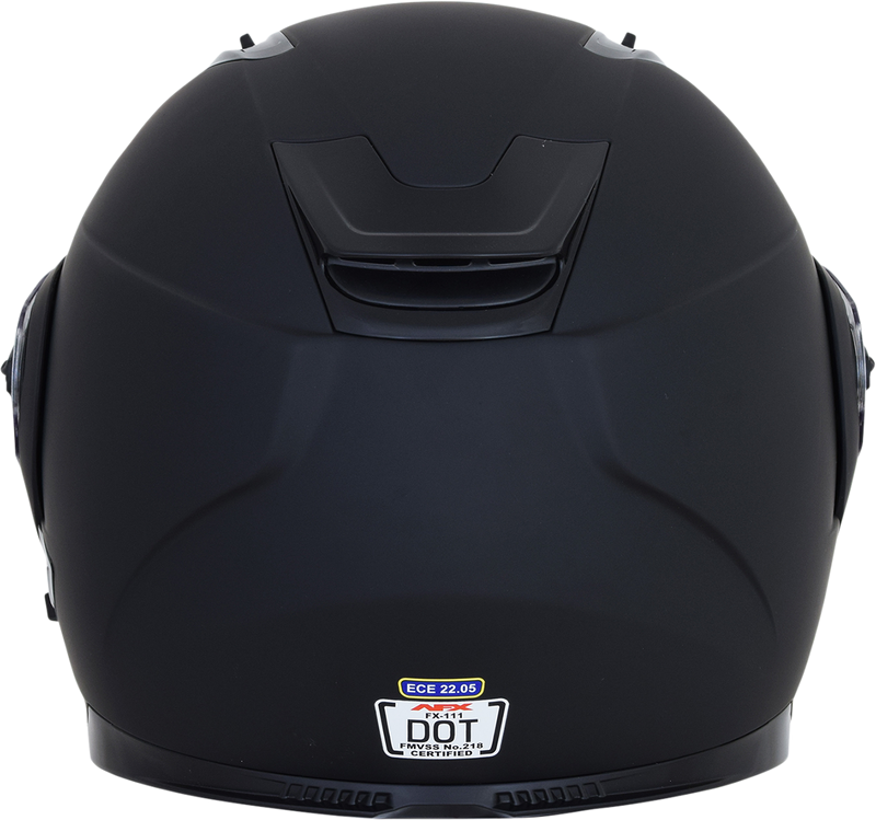 AFX FX-111 Motorcycle Helmet - Matte Black - XL 0100-1782