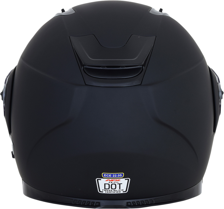 AFX FX-111 Motorcycle Helmet - Matte Black - 2XL 0100-1783