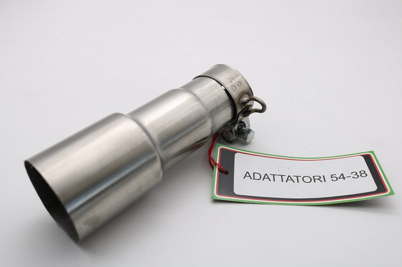 GPR Exhaust for Cafè Racer Cafè Racer 1980-2021, Accessorio - Accessory, Link Pipe adapter from Diam 54 To Diam 38