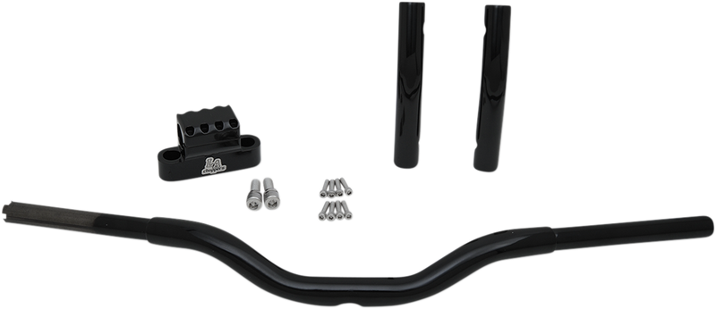 LA CHOPPERS Handlebar - Kage Fighter - Pullback - 11" - Black LA-7336-08B