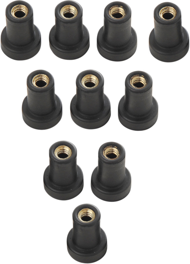 DRAG SPECIALTIES Nuts - Well - #10-24 - 10-Pack 62307