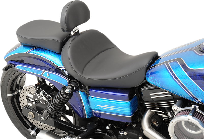 DRAG SPECIALTIES Solo Seat - Mild Stitched - Driver's Backrest - FXD USE P-PADS 08030342,0353 0803-0555