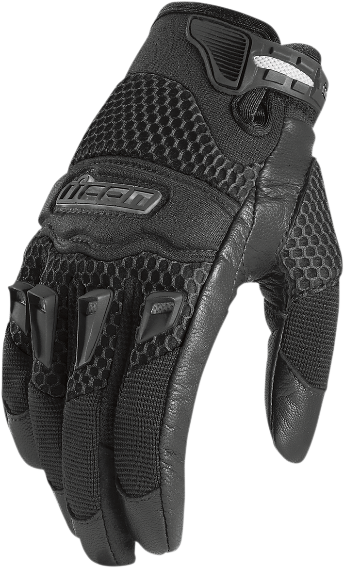 ICON Women's Twenty-Niner™ CE Motorcycle Gloves - Black - 2XL 3302-0664