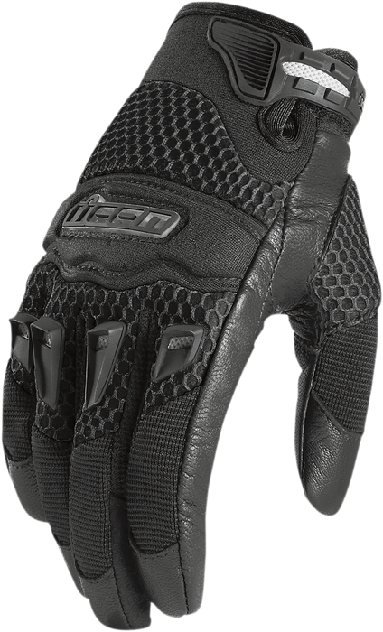 ICON Women's Twenty-Niner™ CE Motorcycle Gloves - Black - 2XL 3302-0664