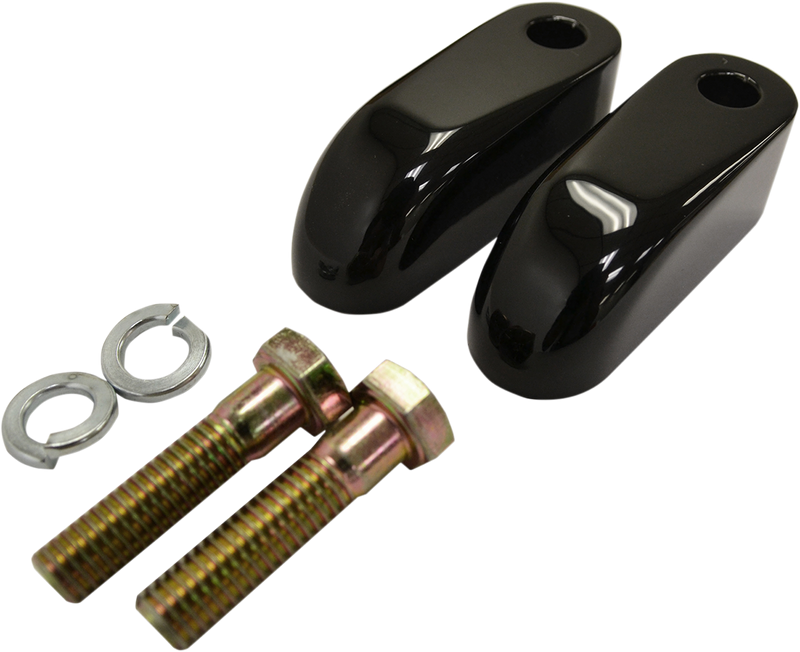 LA CHOPPERS Riser Extensions - Pullback - 2" - Black LA-7416-02B