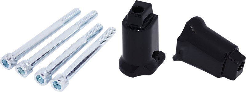 DRAG SPECIALTIES Passenger Floorboard Mount - Gloss Black REQD BRKT F/16211002,1003 P17-0415-BGB