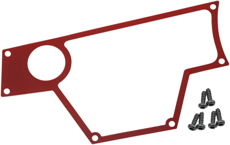 MOOSE UTILITY Dash Plate - Large - Left - Red 100-4363-PU