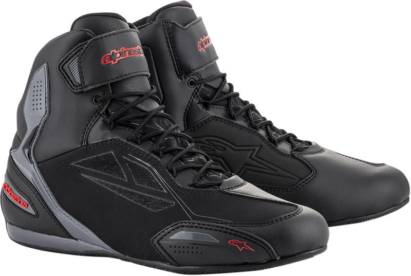 ALPINESTARS Faster-3 Drystar® Shoes - Black/Gray/Red - US 6 2540719131-6