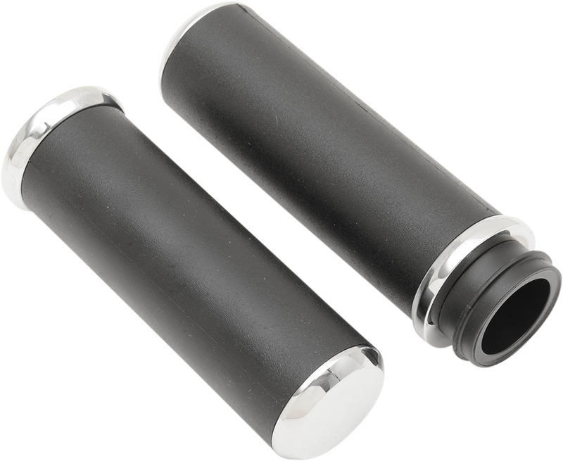 LA CHOPPERS Grips - Comfort - TBW - Chrome LA-7499-01