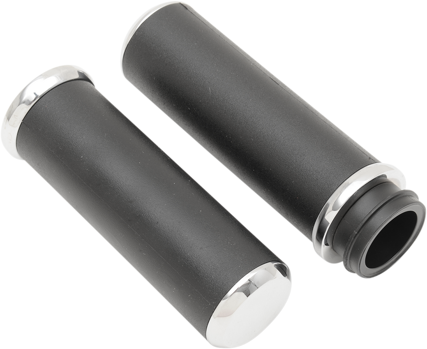 LA CHOPPERS Grips - Comfort - TBW - Chrome LA-7499-01