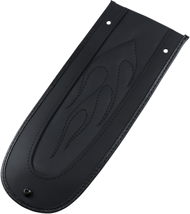 DRAG SPECIALTIES Fender Skin - Flame Stitched Automotive-Grade Vinyl Center 1405-0146