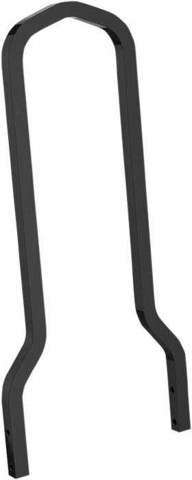DRAG SPECIALTIES Sissy Bar - 12.5"H x 7.5"W - Black 50262806