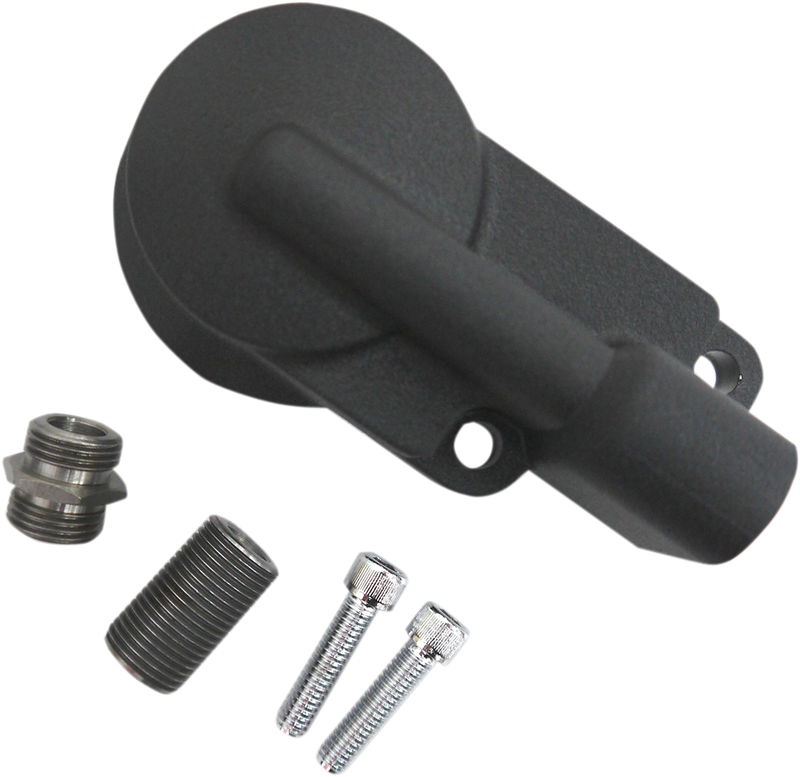 DRAG SPECIALTIES Oil Filter Mount - Black 74900W