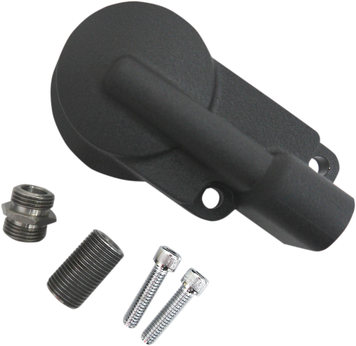 DRAG SPECIALTIES Oil Filter Mount - Black 74900W