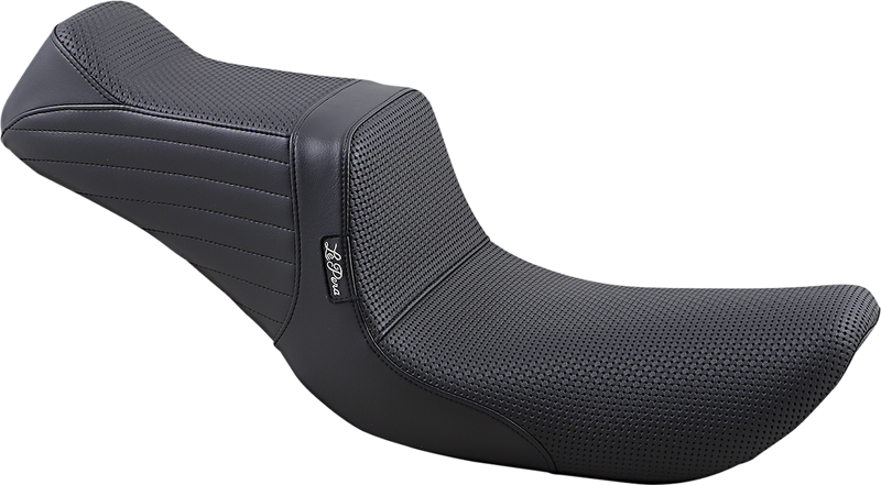 LE PERA Tailwhip Seat - Basketweave - Black - FXD '99-'03 LN-581BW