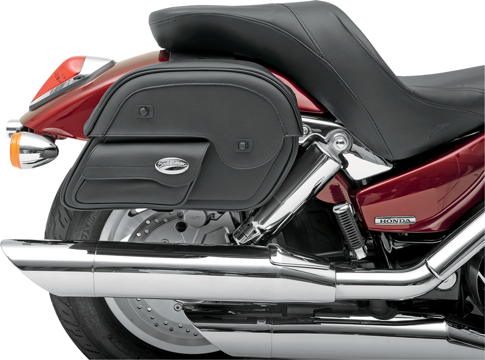 SADDLEMEN Cruis'n Slant Face Pouch Saddlebags - Large 3501-0384