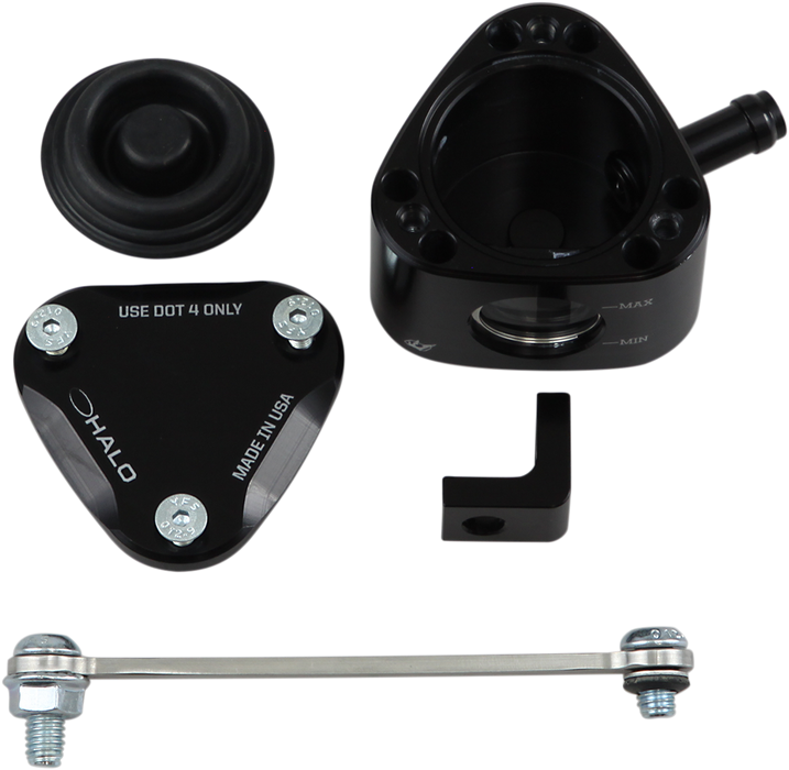 DRIVEN RACING Rear Brake Fluid Reservoir - Black DRRRE-01-BK