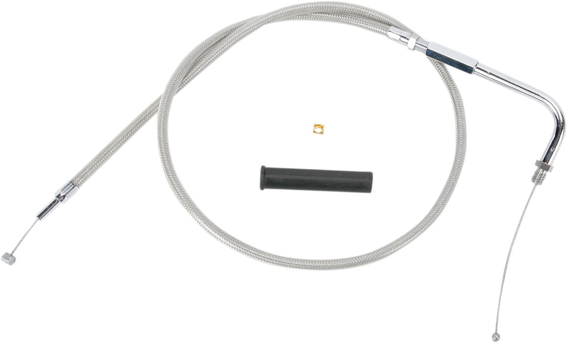 DRAG SPECIALTIES Throttle Cable - 35" - Braided 5330902B