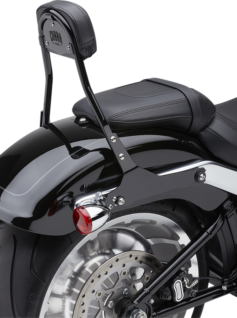 COBRA Backrest Kit - 14" - Black - Softail 602-2007B