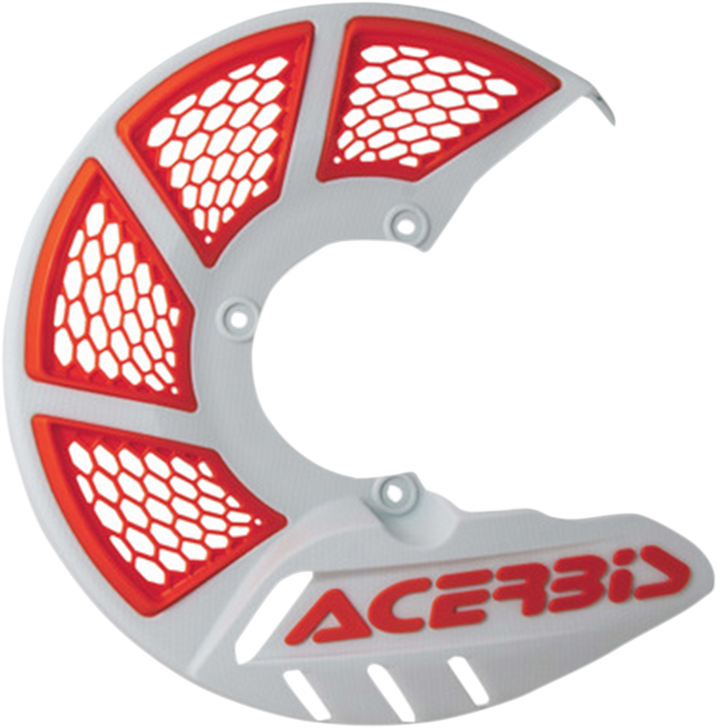 ACERBIS X-Brake Disc Cover - White/ '16 Orange 2449495412