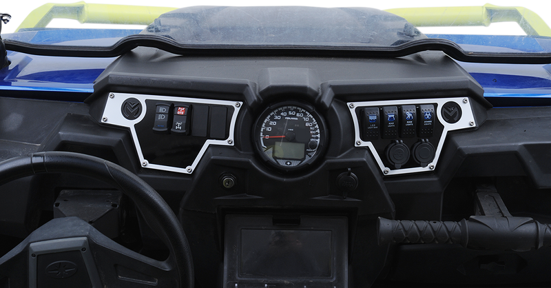 MOOSE UTILITY Dash Plate - Large - Right - White 100-4371-PU