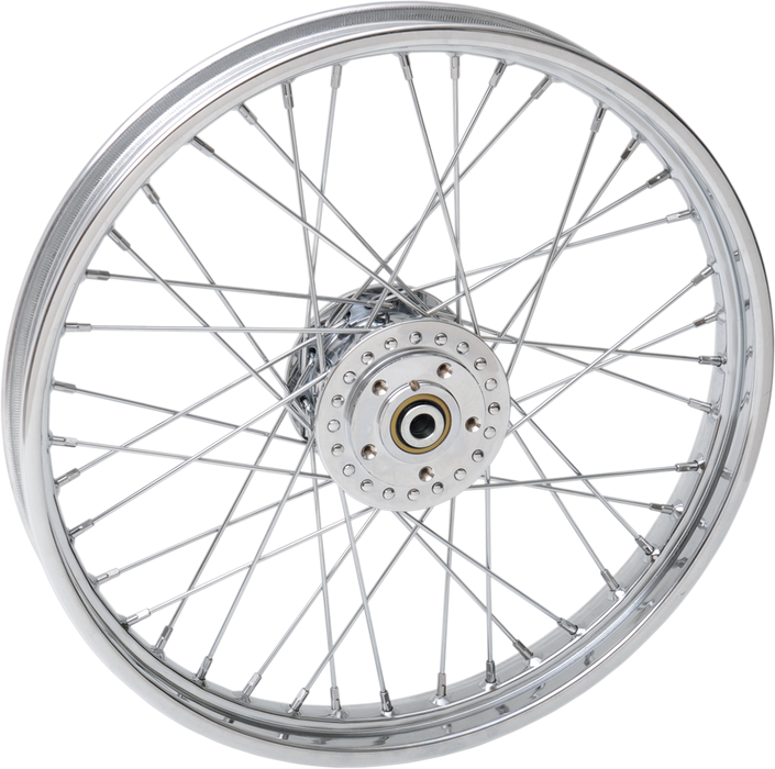 DRAG SPECIALTIES Front Wheel - Single Disc/No ABS - Chrome - 21"x2.15" 71220