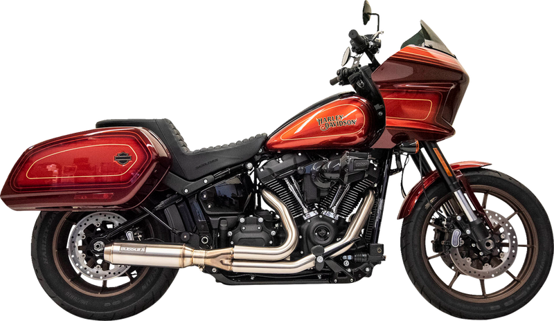 BASSANI XHAUST Road Rage Stainless 2-into-1 Exhaust System - Super Bike Muffler 1S78SS